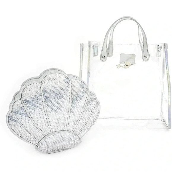 NWT Loungefly X Disney The Little Mermaid Ariel 30th Anniversary Hologram Purse - Picture 3 of 10